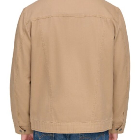 NWT Levi's Men's Tan Cotton Canvas Depot Utility Jacket Size M - Picture 4 of 10
